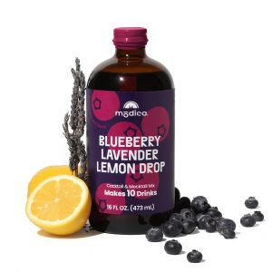 Modica Bluberry Lavender Lemon Drop - Premium Non-Alcoholic Cocktail & Mocktail Mixer (10 Servings) Created by Award-Winning Mixologist