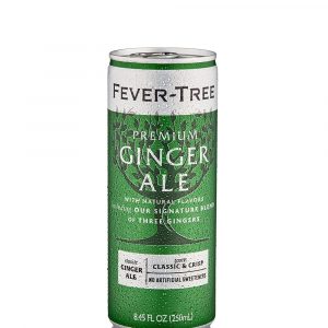 Fever-Tree Ginger Ale – Premium Mixer for Cocktails and Mocktails, 8.45 fl oz Cans, Pack of 24 – Naturally Sourced, Non-GMO